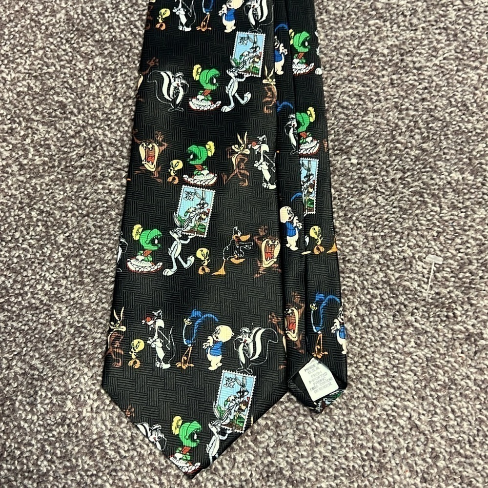 1997 Warner Bros Looney Tunes United States Postal Stamp Collection Tie - Picture 2 of 4